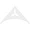 Ekena Millwork Pitch Naple Architectural Grade PVC Gable Pediment, 60"W x 35"H x 1"P (14/12) GPP060X035X100NAP - alternate 3